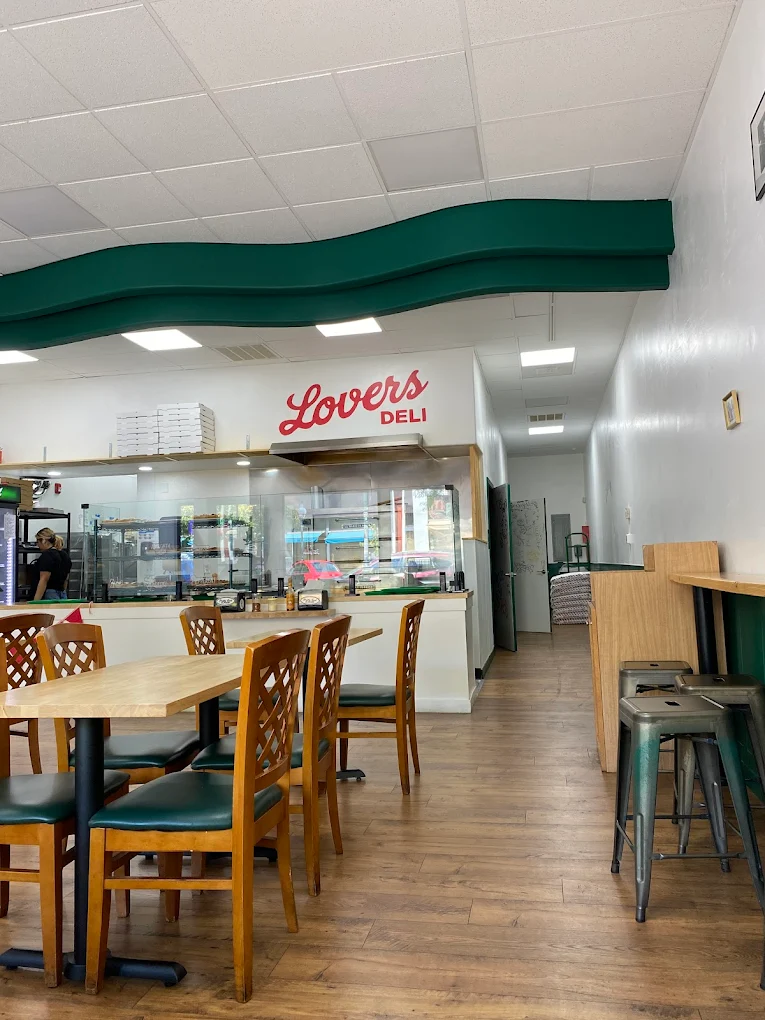 Lovers Deli storefront interior